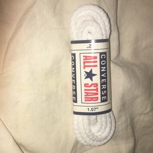 🤍White Converse shoelaces🤍